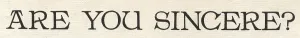 Sincere: Book Front Covers - 1958, Are You Sincere, font