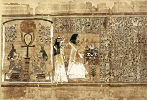 Goddesses: Book of the Dead or Papyrus of Any. ca. 1275