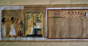 Offer: Book of the Dead. Tomb of Kha. Egypt