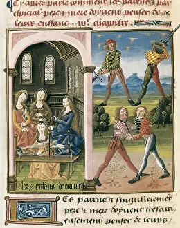 Carding: The Book of Good Morals by Jacques Le Grant (1464)