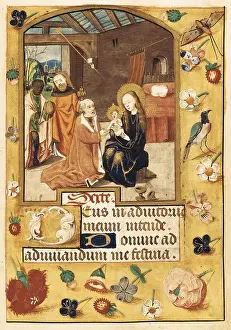 Balthasar: Book of Hours. 15th c. Epiphany scene. Work known
