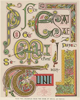 Kells: Book of Kells illuminating examples