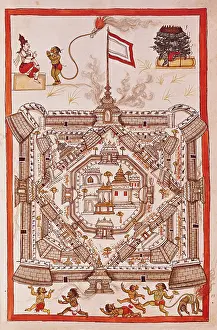 Robust: Book of the Moghul. Ms. 8300. 17th c. Depicting
