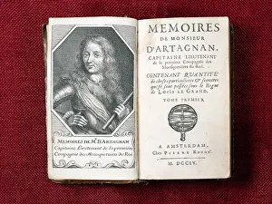 Gascony: Book, Musee D'Artagnan, Lupiac, Gers, Occitania, France