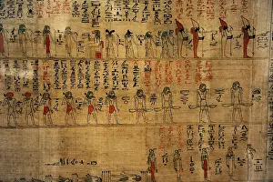 Deity: Book of what is in the netherworld (Amduat). Egypt