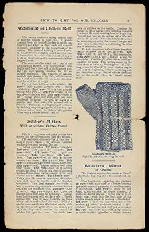 Knit: Book of patterns: Women & War - How to knit and crochet