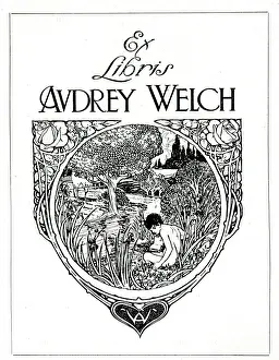 Welch: Book Plate by Charles E Dawson for Audrey Welch