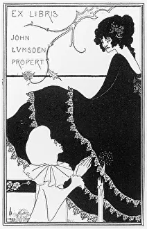 Beardsley: A Book Plate for J L Propert, Esq
