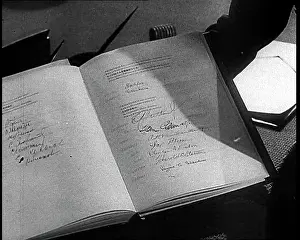 Signatories: Book Of Signatories at a United Nations Peace Summit