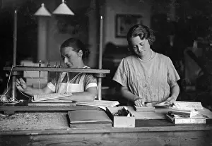 Bookbinding: Bookbindery in Berlin, 1928/29