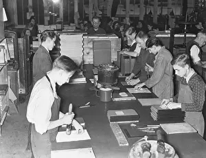Bookbinding: Bookbinding apprentices, 1941