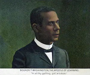 Booker: Booker T. Washington, detail of the print, ?