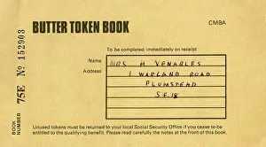 Reduced: Booklet cover, Butter Token Book