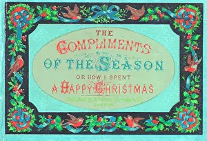 Compliments: Booklet cover, Compliments of the Season