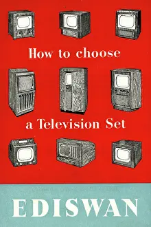 Choose: Booklet cover, Ediswan TV sets