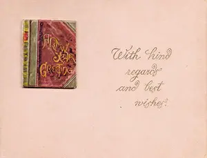 Regards: Booklet cover, A New Year Greeting