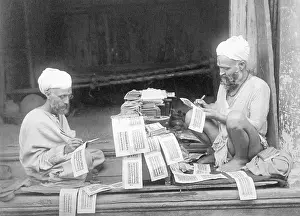 Kashmir: Bookmaking in Kashmir, 1904