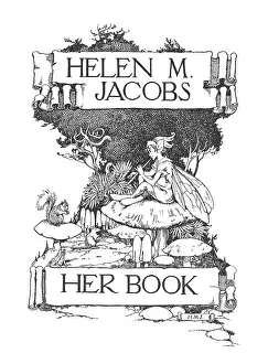 Bookplate: Bookplate, Helen M Jacobs