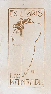 Bookplate: Bookplate for Leo Kainradl