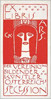 Bookplate: Bookplate of the Viennese Secession