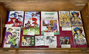 Trois: Books, Musee D'Artagnan, Lupiac, Gers, Occitania, France