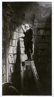 Bookworm: The Bookworm, by Carl Spitzweg