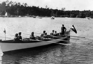 Siam: Boot of the Marine-HJ in Berlin, 1934