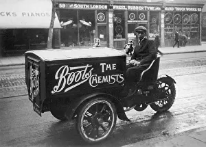 Deliveryman: Boots delivery van