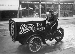 Deliveryman: Boots delivery van