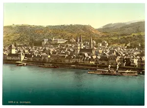 Boppard: Boppard, the Rhine, Germany