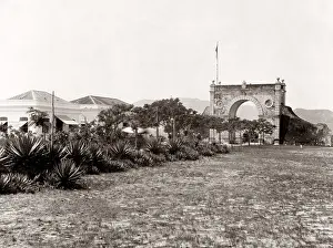 Macau: Border Gate, Macau, China, c. 1880