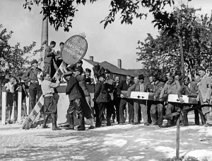 Armbands: Border opening at Warnsdorf, 1938
