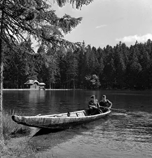 Patrolmen: Border patrol with boat