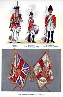 Drummer: The Border Regiment, Uniforms and Colours
