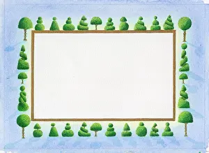 Topiary: Border of Topiary Trees