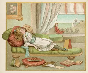Longue: BORED GIRL SLEEPS C1880