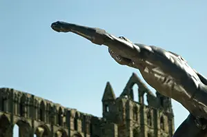 Skingle: Borghese Gladiator, Whitby Abbey, Whitby, Scarborough, North