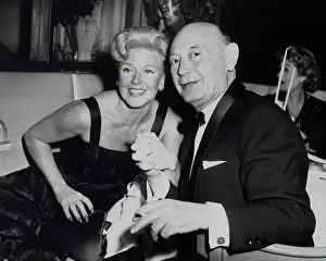 Spied: Boris Morros posing with Ginger Rogers at the Harwyn
