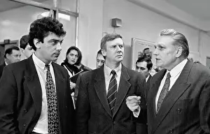 Pugin: Boris Nemtsov, Anatoly Chubais, and Nikolai Pugin, 1995