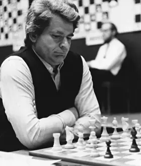 Contemplating: Boris Spassky, Soviet-French chess player