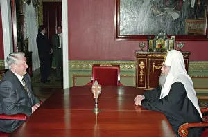 Alexius: Boris Yeltsin and Alexius II, 1995