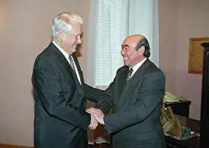 Kyrgyzstan: Boris Yeltsin and Askar Akayev, 1995