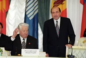 Plenary: Boris Yeltsin and Boris Berezovsky, 1998