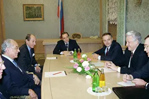 Colombo: Boris Yeltsin and Emilio Colombo, 1992