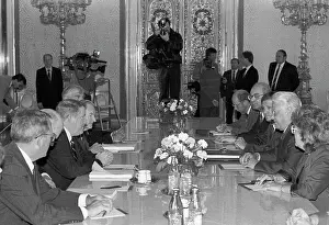 Corrigan: Boris Yeltsin and Gerald Corrigan, 1992