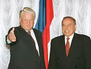 Azerbaijan: Boris Yeltsin and Geydar Aliyev, 1994
