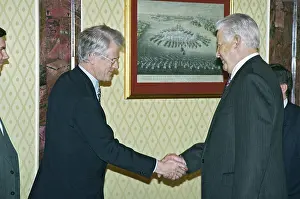Carlsson: Boris Yeltsin and Ingvar Carlsson, 1995