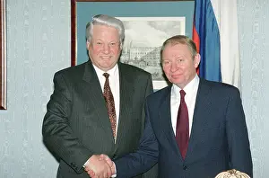 Kravchuk: Boris Yeltsin and Leonid Kravchuk, 1993