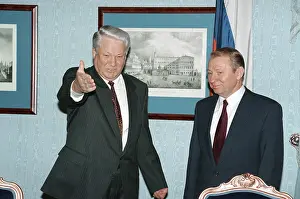 Kuchma: Boris Yeltsin and Leonid Kuchma, 1993