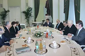 Santer: Boris Yeltsin meets Jacques Santor
